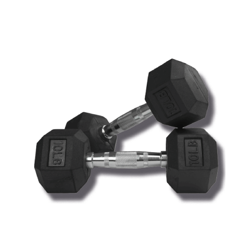 DUMBBELLS - MANCUERNAS HEXAGONALES (PAR) - 05LB, 10LB, 15LB, 20LB Y 25LB